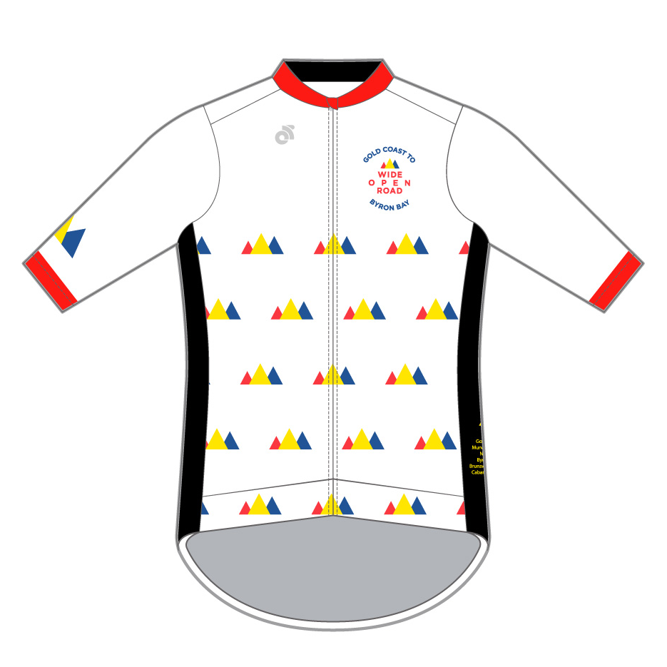 APEX+ Aero Jersey - Gold Coast To Byron Bay - White