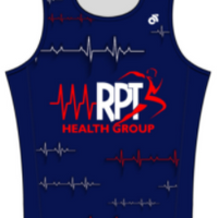 RPT Orange Apex Men's Run Singlet