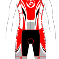 APEX Tri Suit Black/Red (comes with Pockets)