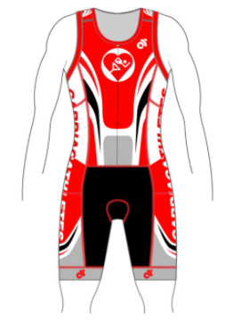 APEX Tri Suit Black/Red (comes with Pockets)