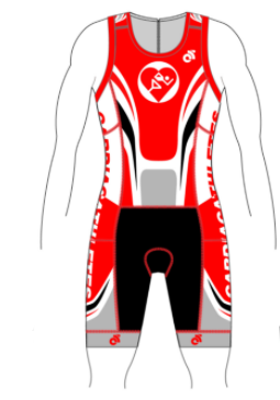 APEX Tri Suit Black/Red (comes with Pockets)