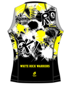 Womens Apex Run Singlet Black/Yellow