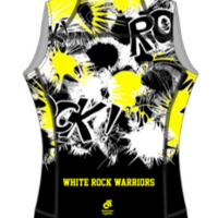 Womens Apex Run Singlet Black/Yellow