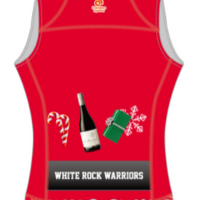 Womens Apex Run Singlet Santa