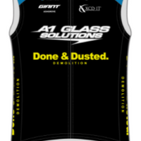 Performance Wind Vest Black/Blue